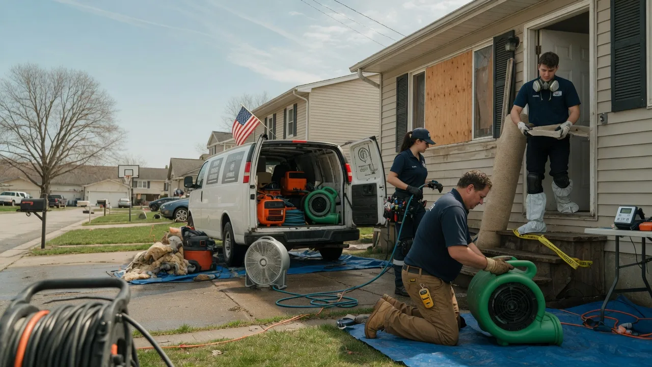 Water Damage Restoration in Shamrock, OK near me
